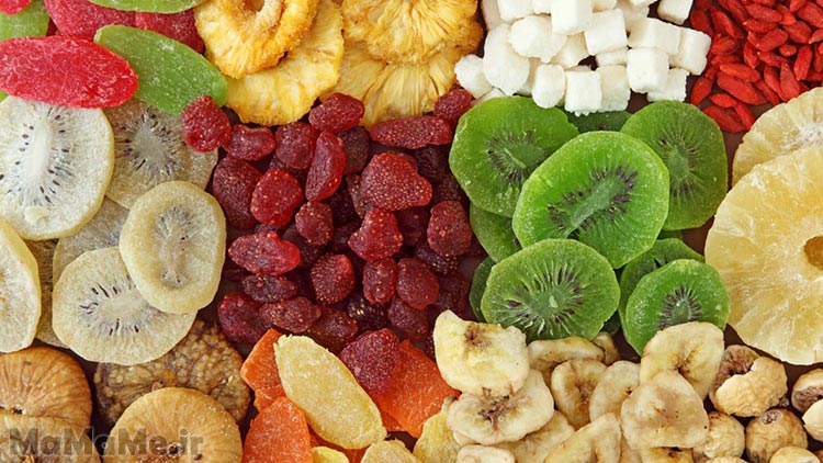 فواید میوه های خشک